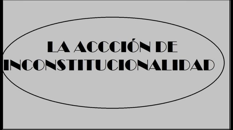 MODELO DE ACCION DE INCONSTITUCIONALIDAD BOLIVIA