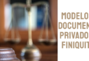 Modelo de Documento privado de finiquitos y reconocimiento de derechos y obligaciones Bolivia