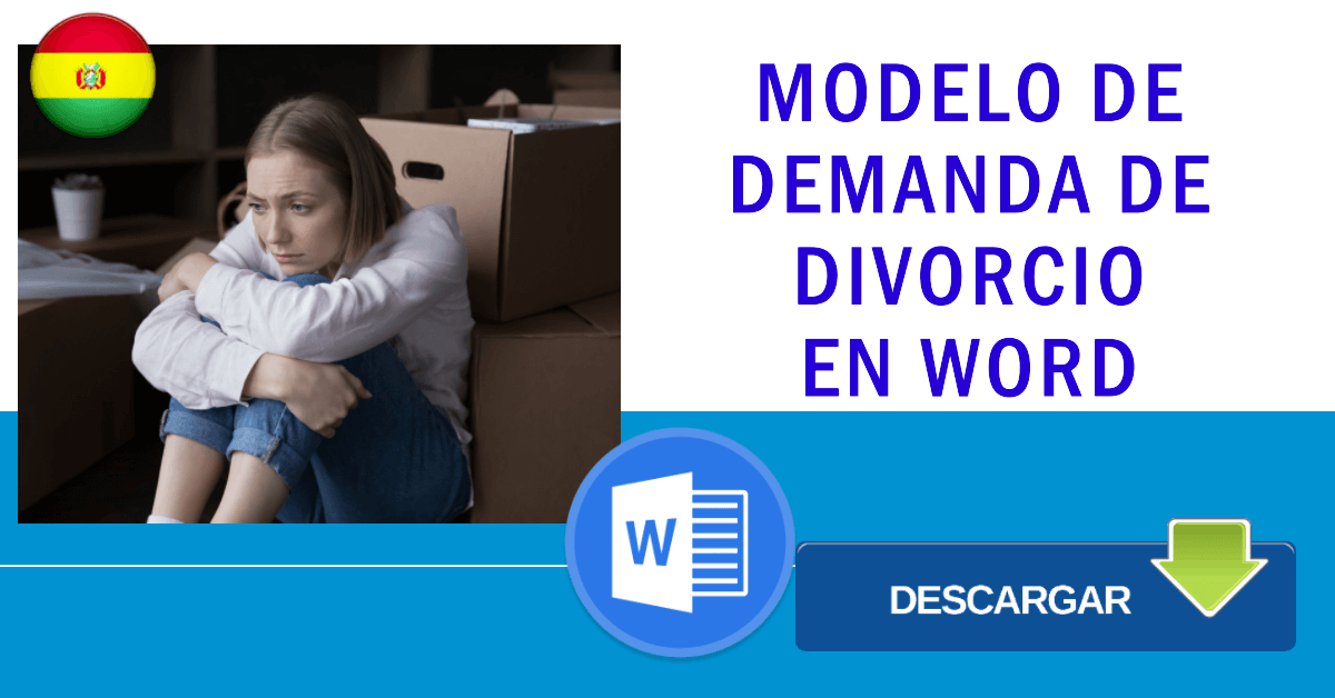Modelo de Demanda de Divorcio Bolivia